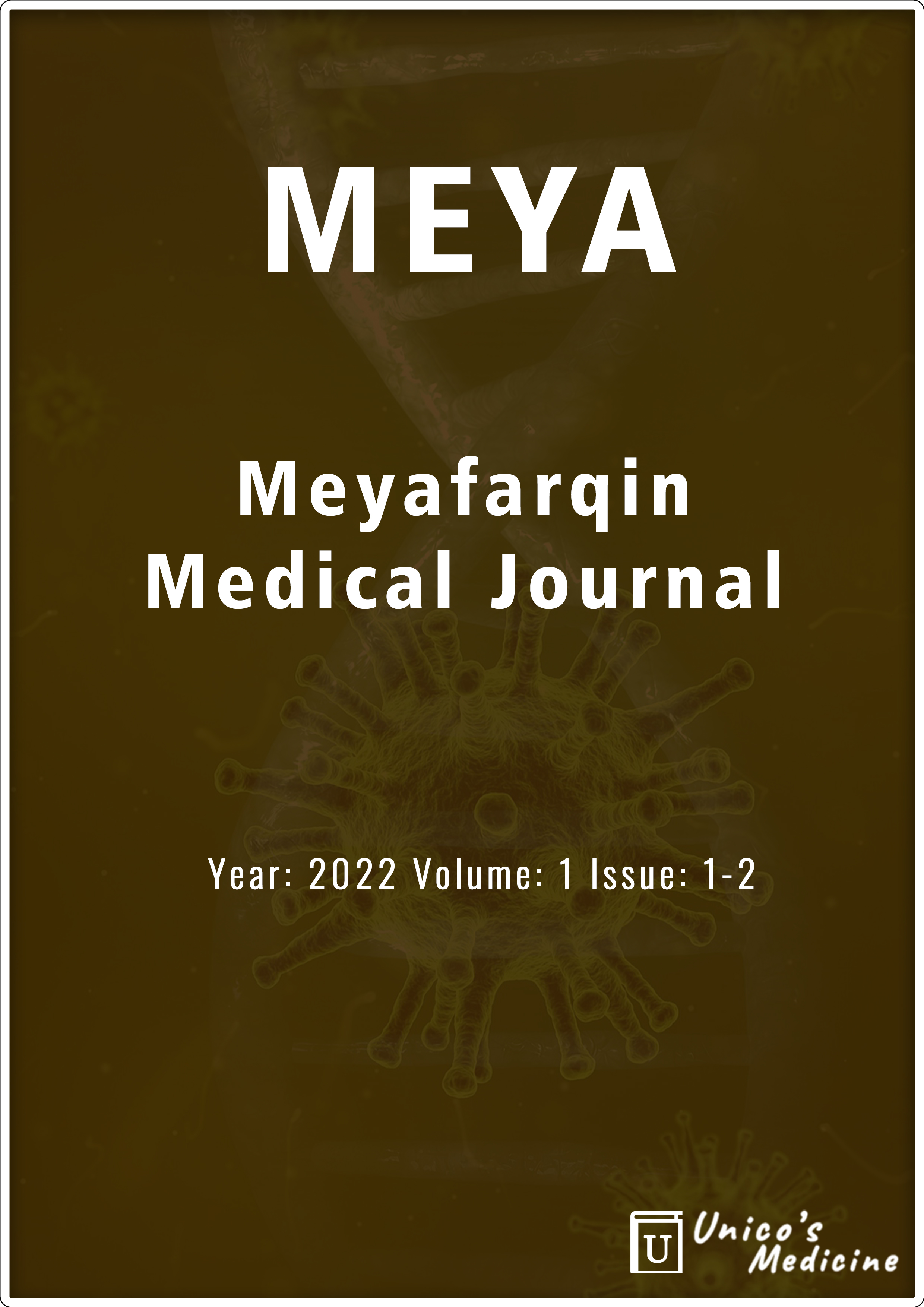 					View Vol. 1 No. 1-2 (2022): Meyafarqin Med J
				